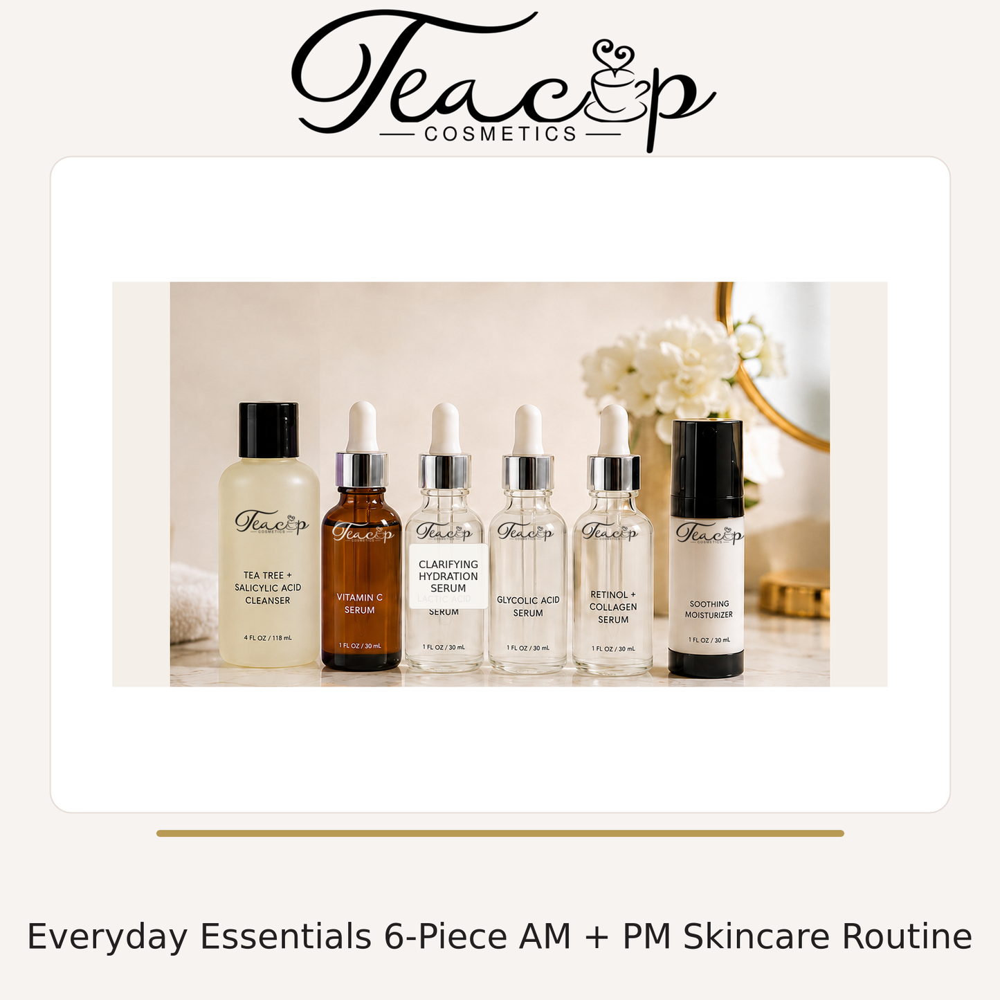Everyday Essentials 6-Piece AM + PM Skincare Routine