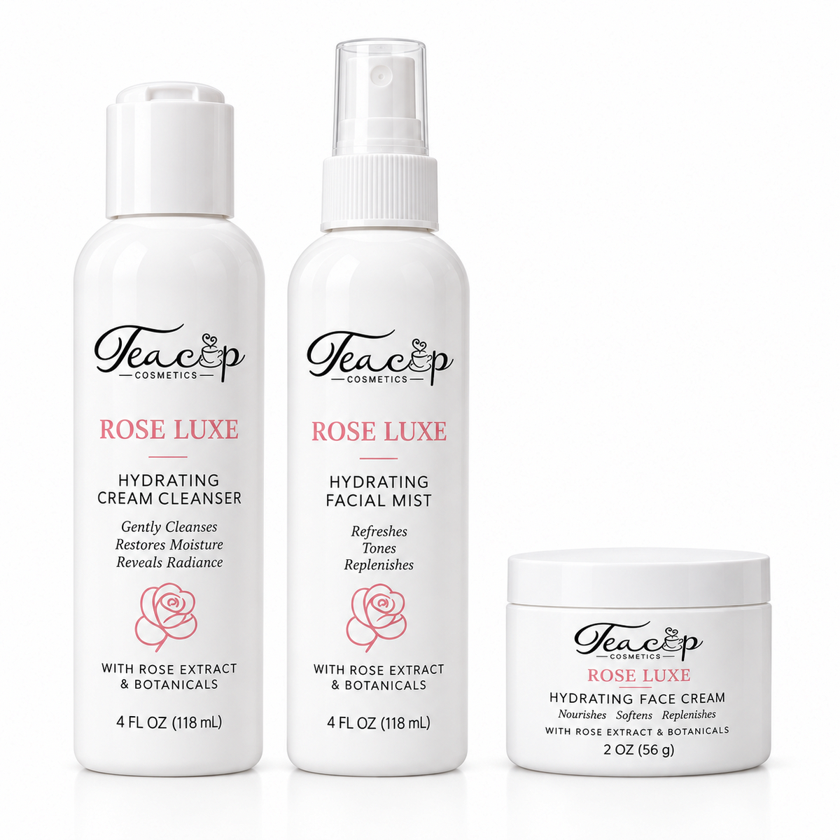 Rose Luxe Hydration Set | Teacup Cosmetics