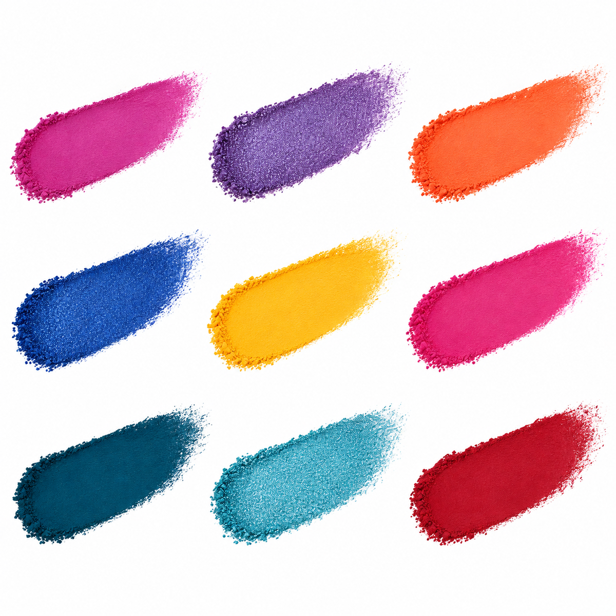 SUNDAE LATTE — nine individual powder swatches