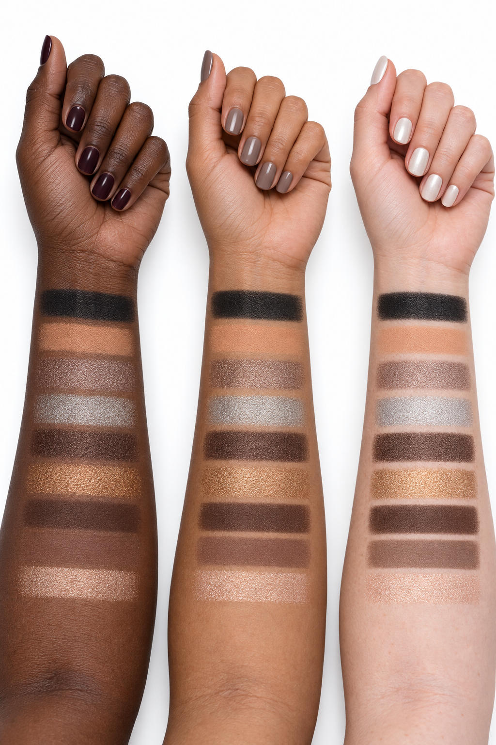 MACCHIATO — nine shades on dark, tan and light skin