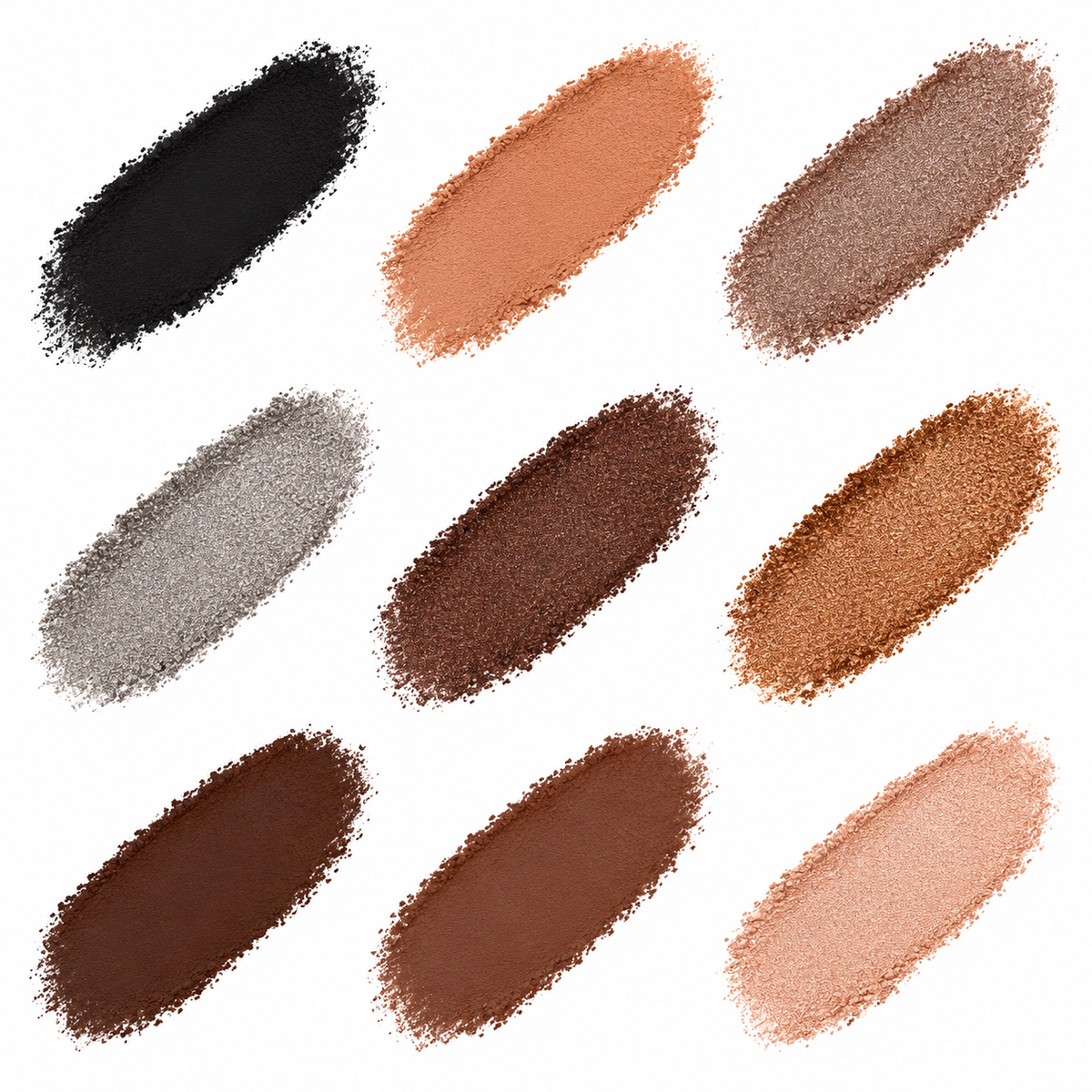 MACCHIATO — nine individual powder swatches