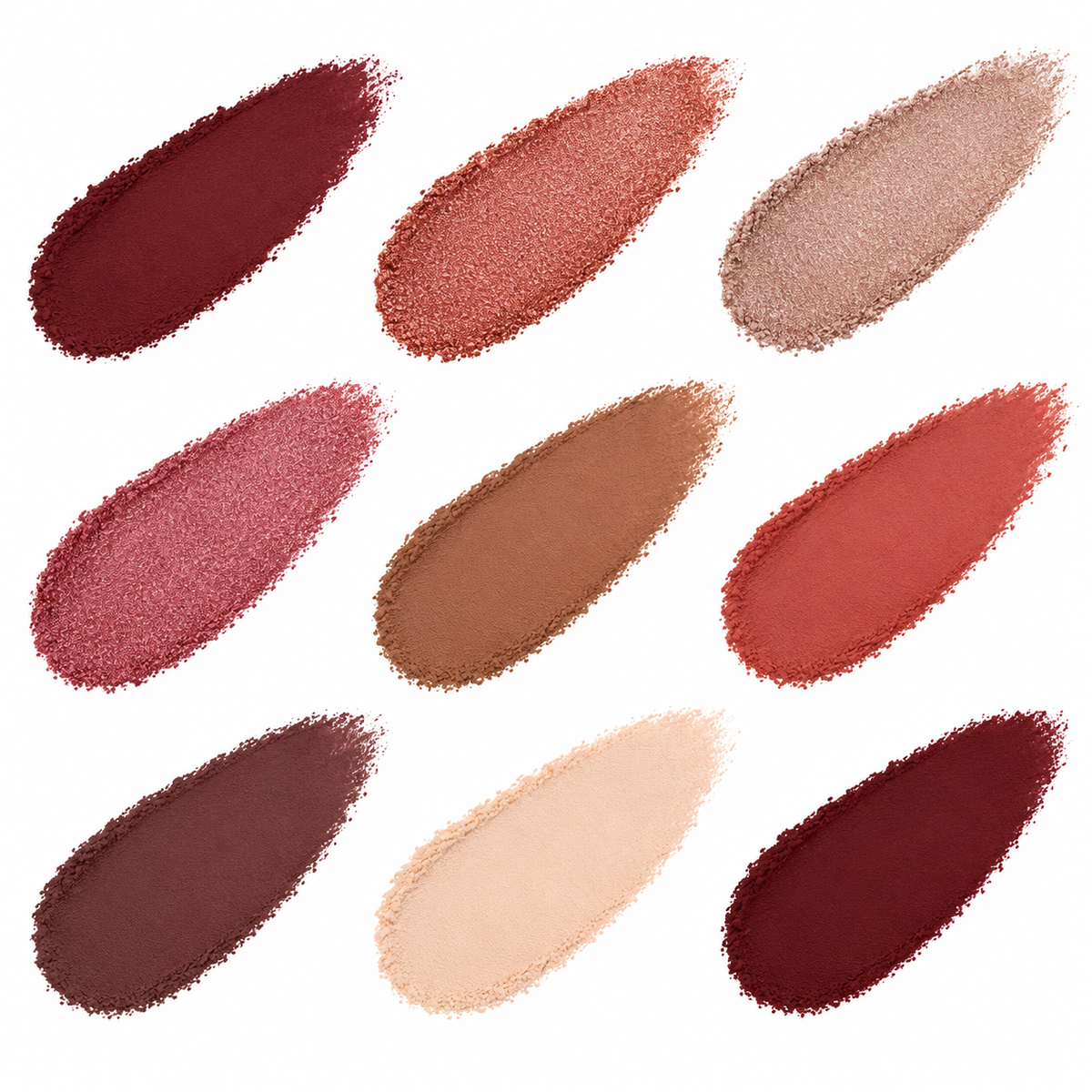 MOCHACCINO — nine individual powder swatches