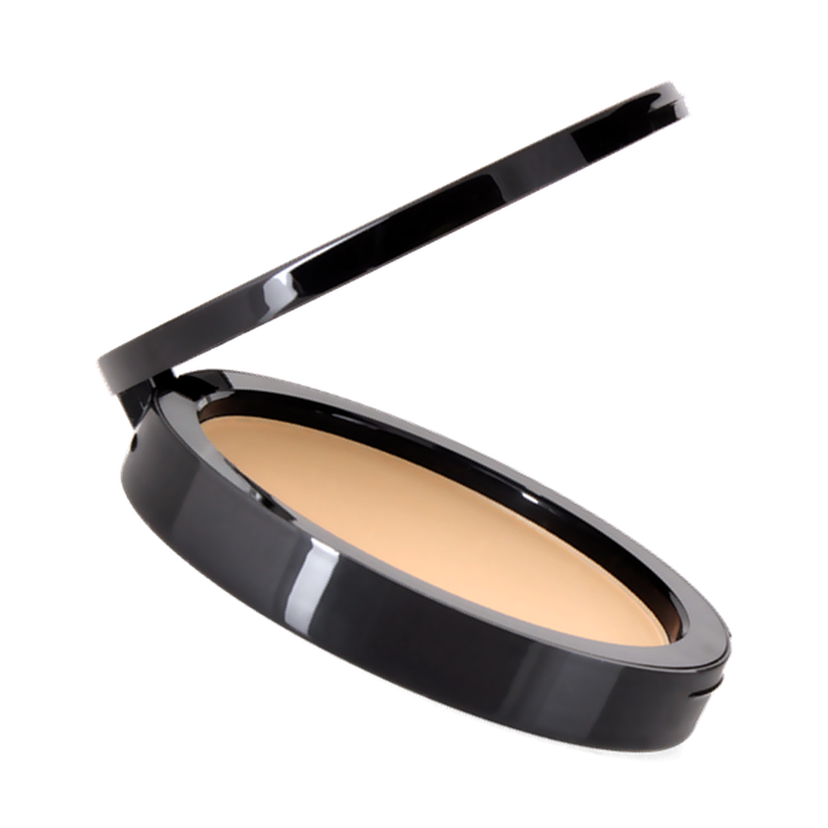 Teacup Cosmetics Dual Blend Powder Foundation shade #100, open compact