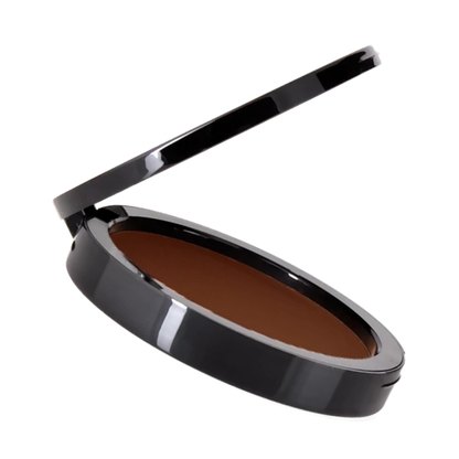 Teacup Cosmetics Dual Blend Powder Foundation shade #145, open compact