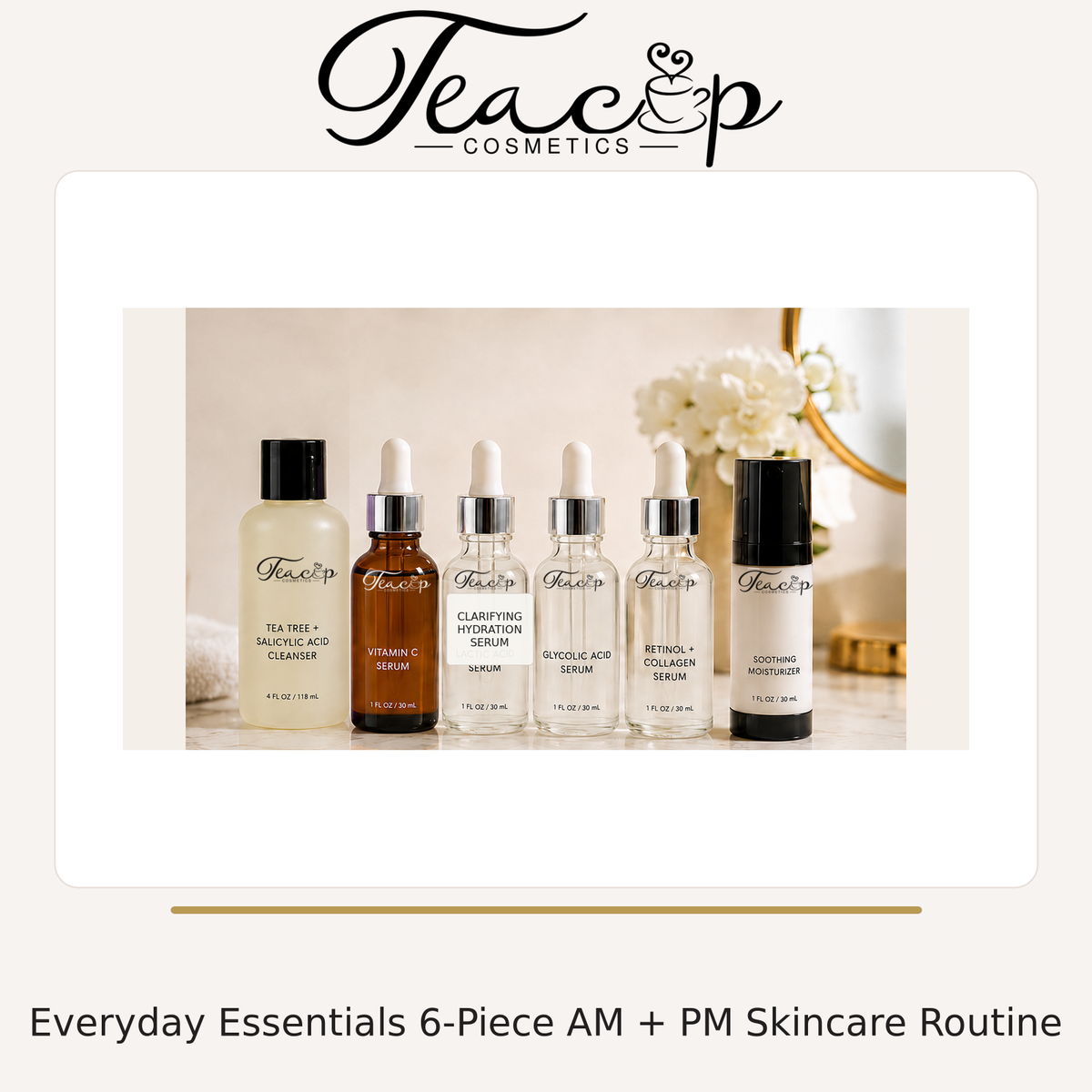 Everyday Essentials 6-Piece AM + PM Skincare Routine