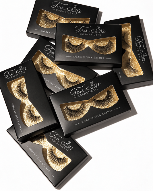 Teacup Cosmetics Korean Silk Lashes collection hero