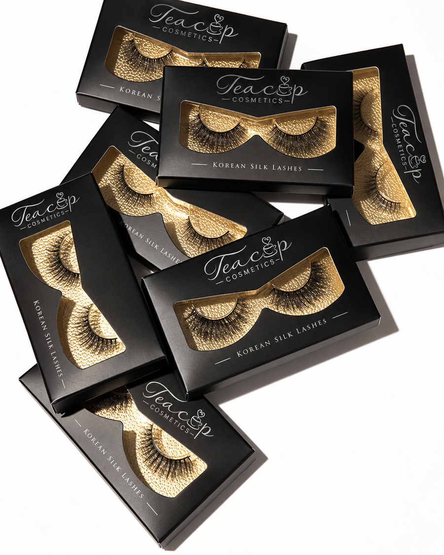 Teacup Cosmetics Korean Silk Lashes collection hero