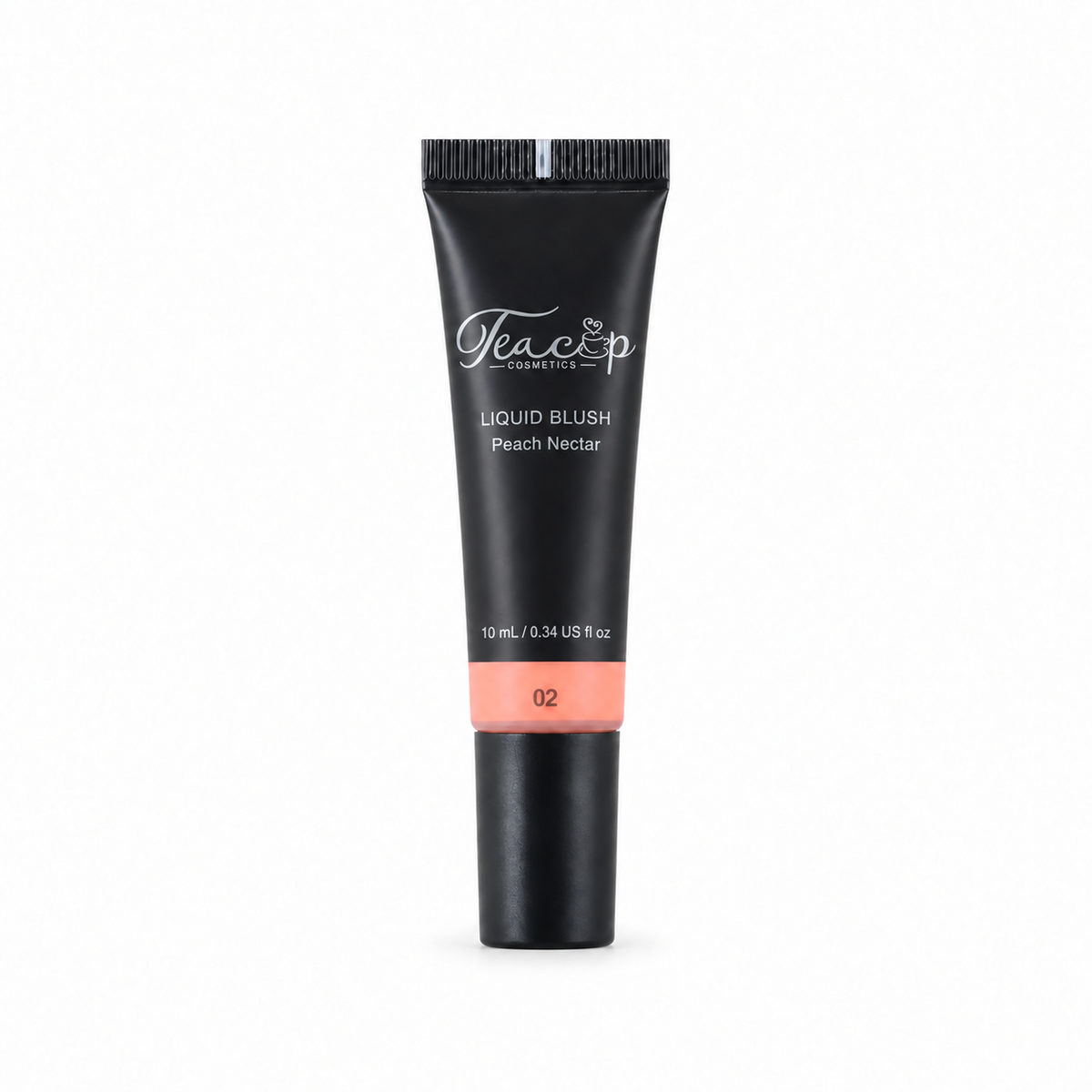 Liquid Blush Peach Nectar upright tube with shade name below product name and net contents near base.