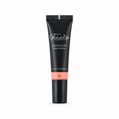 Liquid Blush Peach Nectar upright tube with shade name below product name and net contents near base.