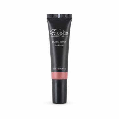 Liquid Blush Sunkissed upright tube with shade name below product name and net contents near base.