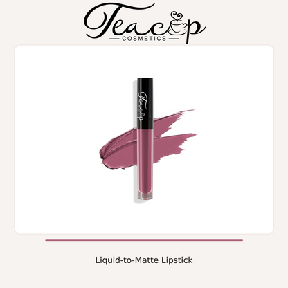 Liquid-to-Matte Lipstick | Teacup Cosmetics