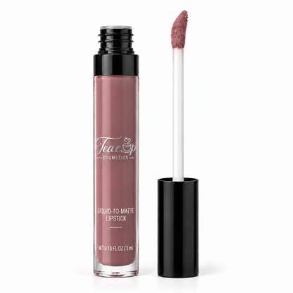 Teacup Cosmetics Liquid-to-Matte Lipstick in Siren