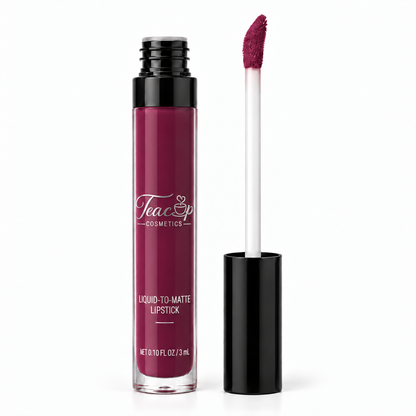 Teacup Cosmetics Liquid-to-Matte Lipstick in Sugar Beet