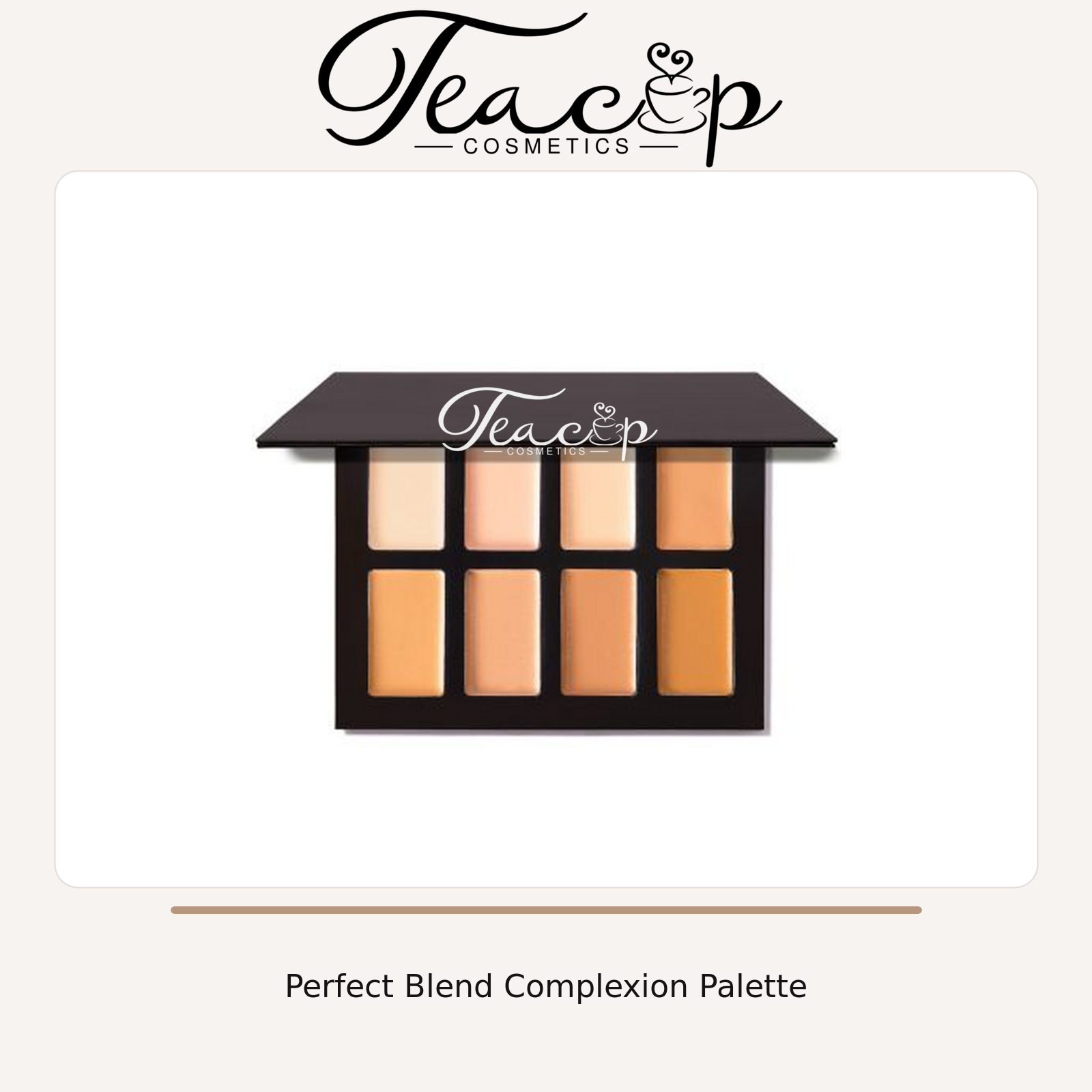 Perfect Blend Complexion Palette | Teacup Cosmetics