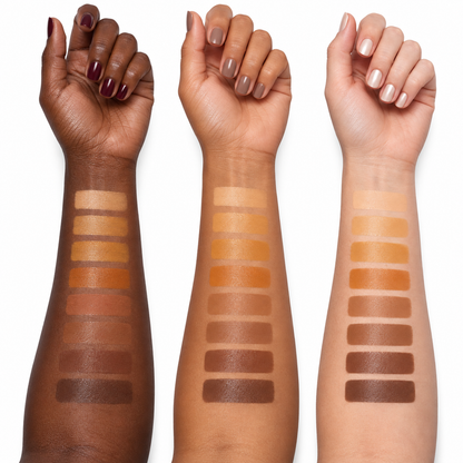 Tan/Dark eight shades on dark, tan and light skin