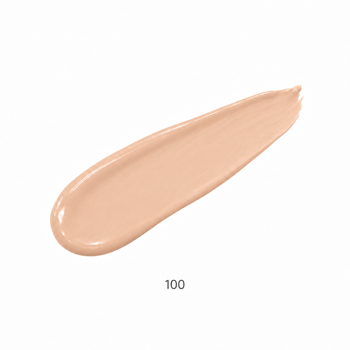 Teacup Cosmetics Radiant Satin Foundation 100, foundation swipe