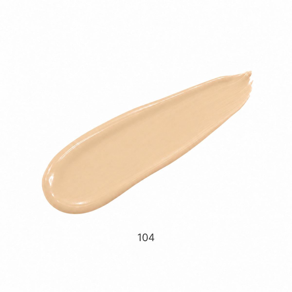 Teacup Cosmetics Radiant Satin Foundation 104, foundation swipe