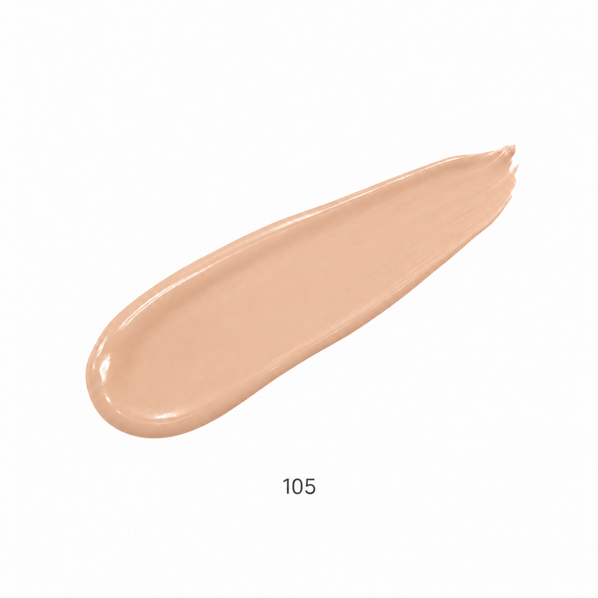 Teacup Cosmetics Radiant Satin Foundation 105, foundation swipe