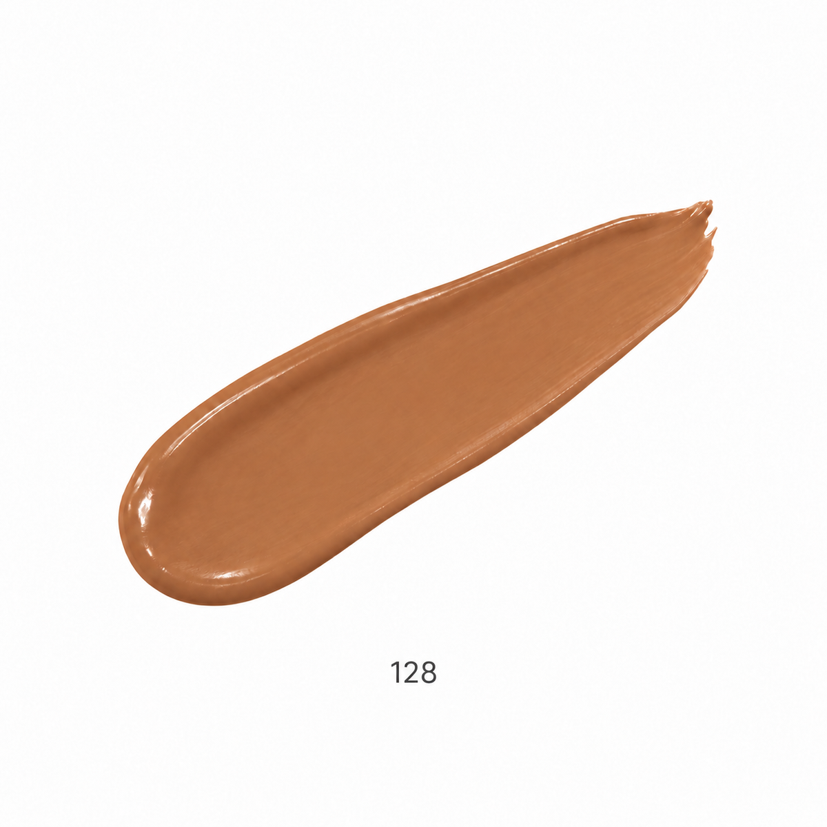 Teacup Cosmetics Radiant Satin Foundation 128, foundation swipe