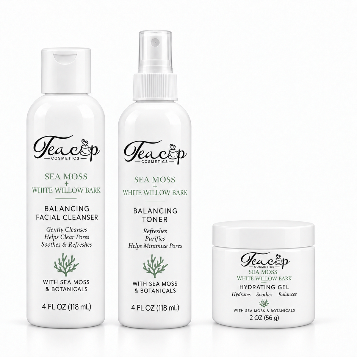 Teacup Cosmetics Sea Moss Balance Set