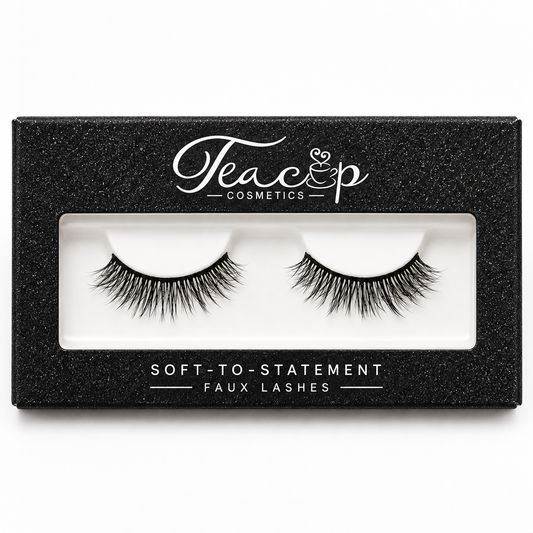Soft-to-Statement Faux Lashes | Teacup Cosmetics