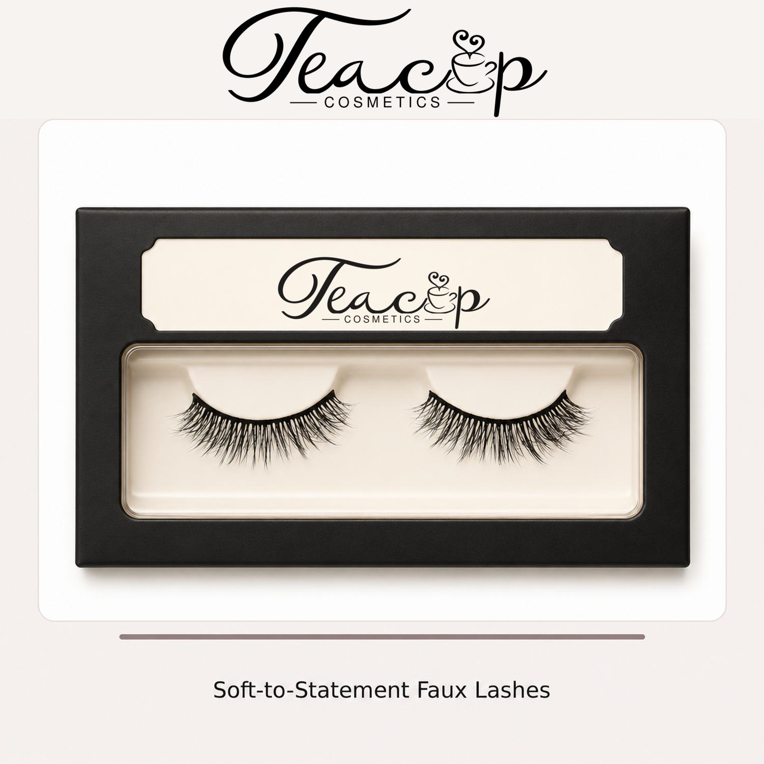 Soft-to-Statement Faux Lashes | Teacup Cosmetics