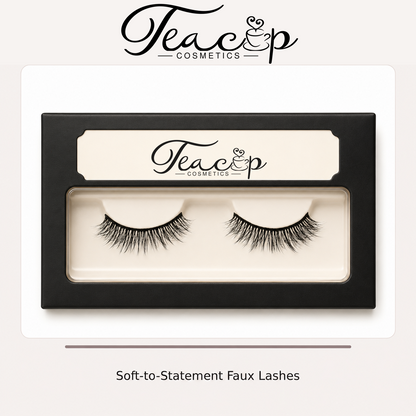 Soft-to-Statement Faux Lashes | Teacup Cosmetics